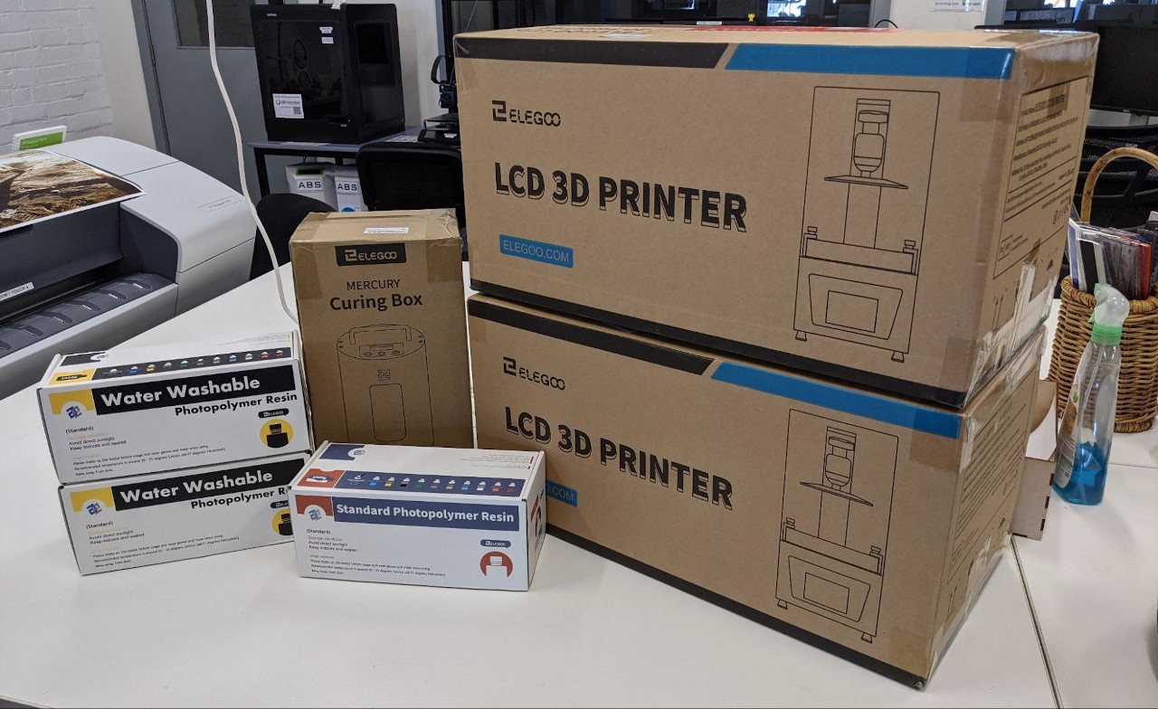 Elegoo printers arriving at Makerspace Adelaide